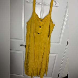 Torrid Sundress Yellow with Pockets!
